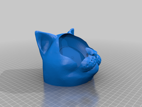 google home mini cat stand logo 3d print model - Mito3D
