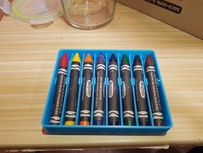 crayon caso crayola titolare 3d print model - Mito3D