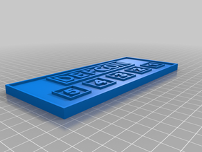 defcon wargames 3d print model - Mito3D