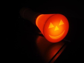 jack-o-lantern flashlight diffuser 3d print model - Mito3D