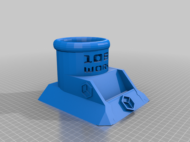 10bitwork desk caddy business card holder organizer 3D print model - Mito3D