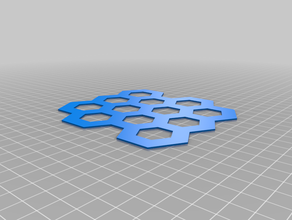 my customized honeycomb pattern generator 3d print model - Mito3D