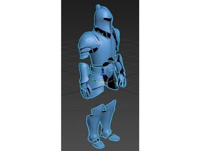 warcraft soldado de a pie re-make la armadura cosplay raso película mundo 3d print model - Mito3D