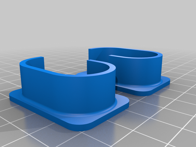 curtain rod holders 3D print model - Mito3D