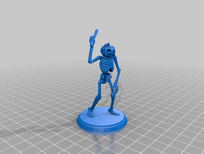 cabeça de abóbora esqueleto 3d print model - Mito3D