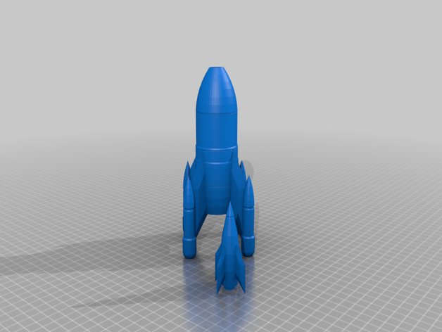 fusée projekt 02 la 3D print model - Mito3D