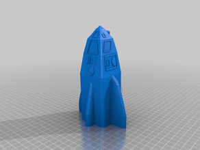 spazio vettore scifi 3d print model - Mito3D