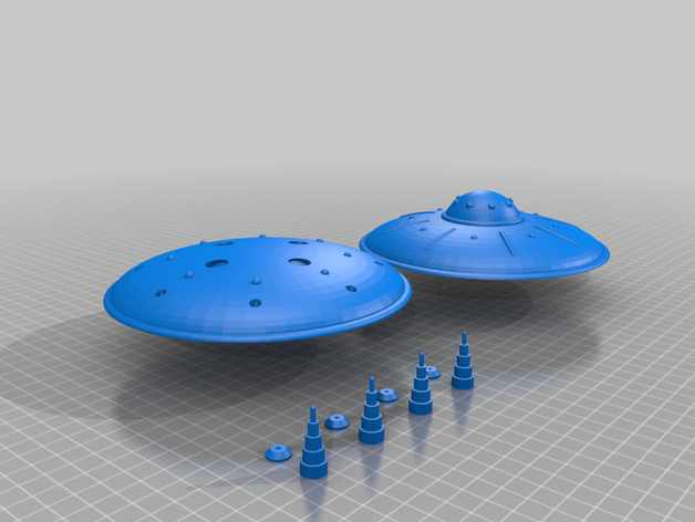 ufo 02 3D print model - Mito3D