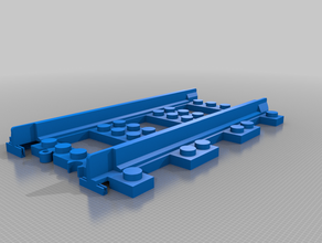 small lego city rail 3d print model - Mito3D