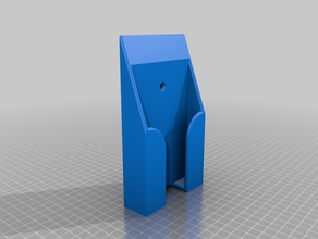 simple phone wall mount 3d print model - Mito3D