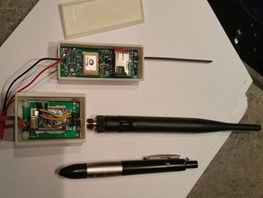 eggfinder tx case gps tracker modellrocketry rocket 3d print model - Mito3D