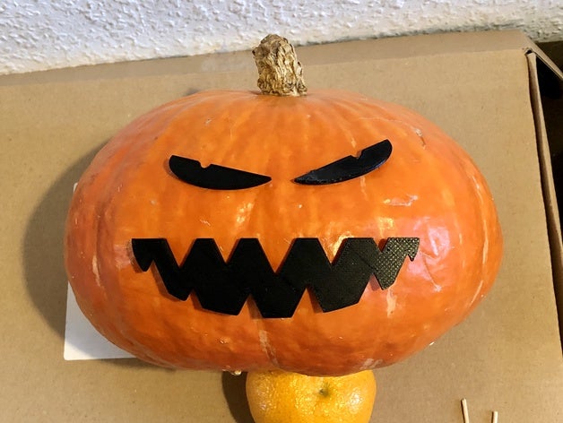 halloween decoration pumpkin eyes prop 3D print model - Mito3D