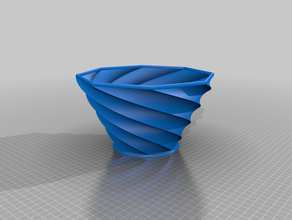 vase chocolat customized 3d print model - Mito3D
