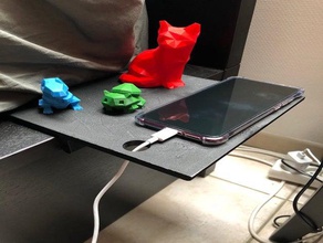 tablet ıkea malm yatak desteği destek 3d print model - Mito3D