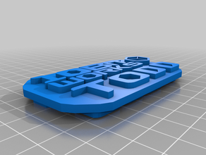 nome do crachá tag 3d print model - Mito3D
