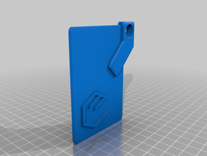 tech card holder keychain metro 3d print model - Mito3D