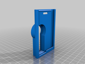 extendido porta gafete w rsi + yubi insignia 3d print model - Mito3D