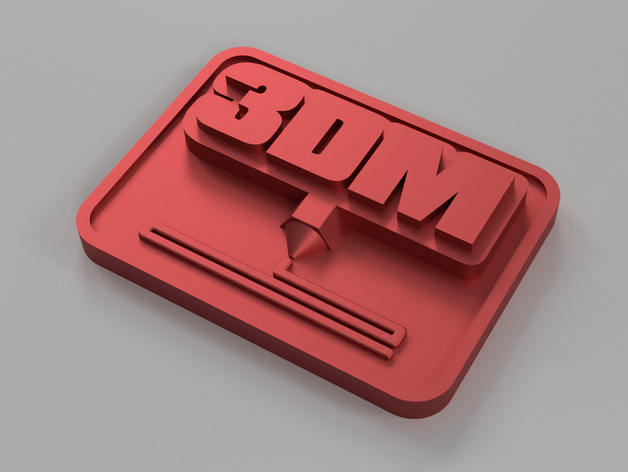 3dmeltdown logo 3D print model - Mito3D