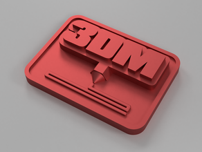 3dmeltdown logo 3d print model - Mito3D