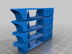 my customizer tpu2 temp tower customized 3d print model - Mito3D