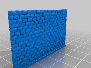 stone wall bricks customized 3d print model - Mito3D