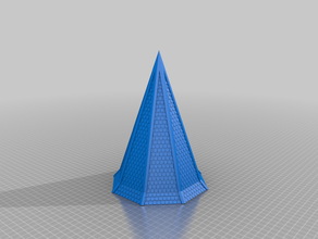 tejados octogonales para exin castillos 3d print model - Mito3D