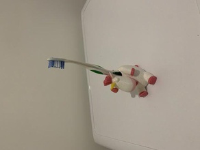 unicorn toothbrush holder kids 3d print model - Mito3D