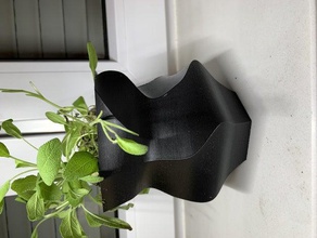vase spiral waterproof flower planter planters pot 3d print model - Mito3D