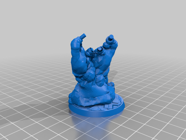 supresor de leafblower marina vuelo la base volar pie hoja soplador hojas wh40k 3D print model - Mito3D