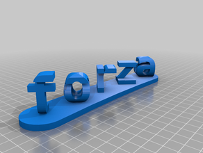 forza lazio özelleştirilmiş 3d print model - Mito3D