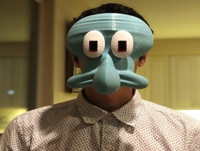ürkütücü squidward maske sanat cosplay tüyler ürpertici ben creepypasta Cadılar Bayramı krusty yengeç maskeleri mrkrabs patrick sandy cheeks spongebob squid dokunaç thanos 3d print model - Mito3D