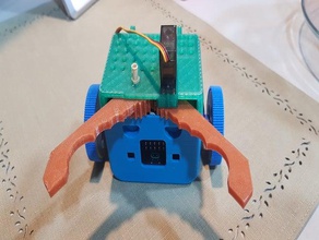 robotbit araba kelepçe 3d print model - Mito3D