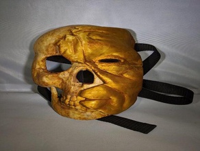 çürüme maske çift renk kostüm Cadılar Bayramı kafatası 3d print model - Mito3D