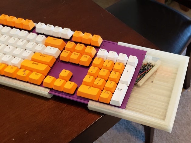 actualización completa personalizado 104 caso de teclado v2 3D print model - Mito3D