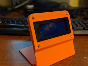 20 x 4 pantalla lcd de prototipos pie arduino caso titular montaje la creación frambuesa raspberry pi 3d print model - Mito3D