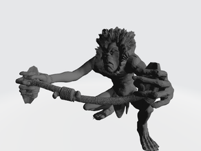 meazel la criatura no molestar dnd mini miniatura garotte humanoide en las miniaturas monster pantano 3d print model - Mito3D
