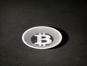 bitsignal bitcoin torcia elettrica del segnale come batsignal ma btc crypto cryptocurrency led luce le luci 3d print model - Mito3D