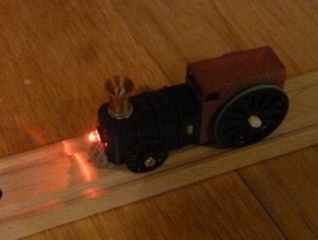 elektrikli lokomotif ıkea lillabo brio tren usb şarj edilebilir v20 elektrik 3d print model - Mito3D