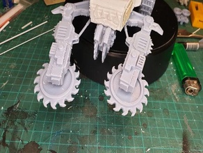 space orc ork large saw 3d print model - Mito3D