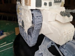 space orc ork tank tracks - 17mm width 3d print model - Mito3D