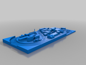 train layout concept no scale 3d print model - Mito3D