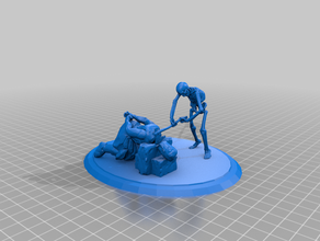 chop again skeleton 3d print model - Mito3D