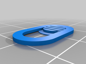 webcam cover customized 3d print model - Mito3D