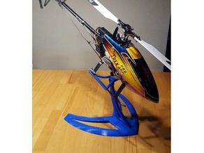 t-rex 450 elicottero stand 3d print model - Mito3D