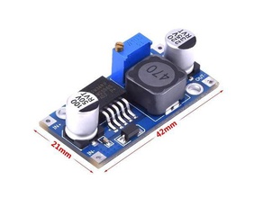 caja de luz led interruptor regulador lm2596 ender 3 3d print model - Mito3D