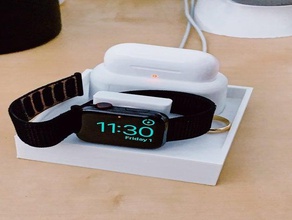 airpods pro apple watch charging dock 3d print model - Mito3D