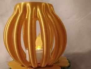 rip vase - electric tea light candle holder clip mode 3d print model - Mito3D
