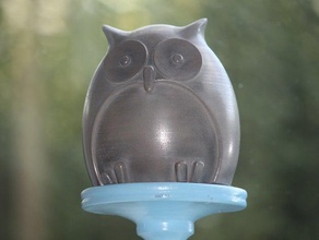 owl bronzefill double couleur extrusion 3d print model - Mito3D