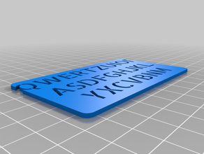 kalıp alfabenin harfleri özelleştirilmiş 3d print model - Mito3D