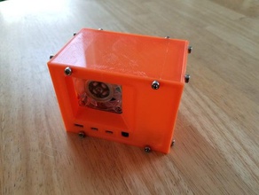 caixa de gelo caso raspberry pi 4 torre do refrigerador mais frio 3d print model - Mito3D